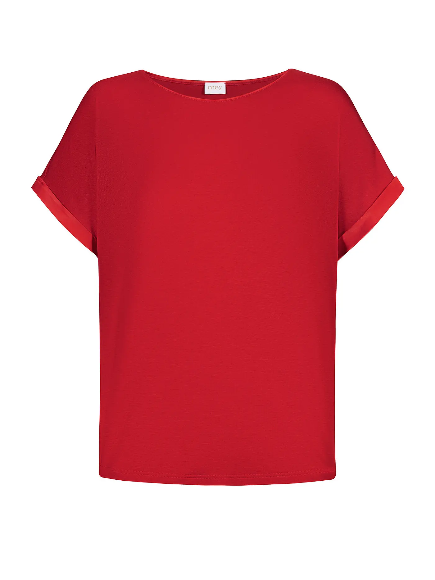 MEY | T-Shirt PURE CHIC thunder grey | rot
